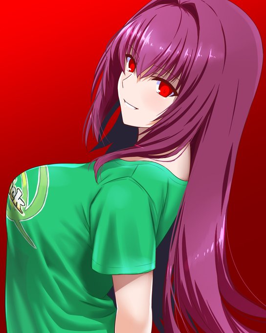 Tシャツ特異点なので
クイック緑Tシャツをスカサハ師匠に着てもらいました。
圧倒的存在感!
#FGO 