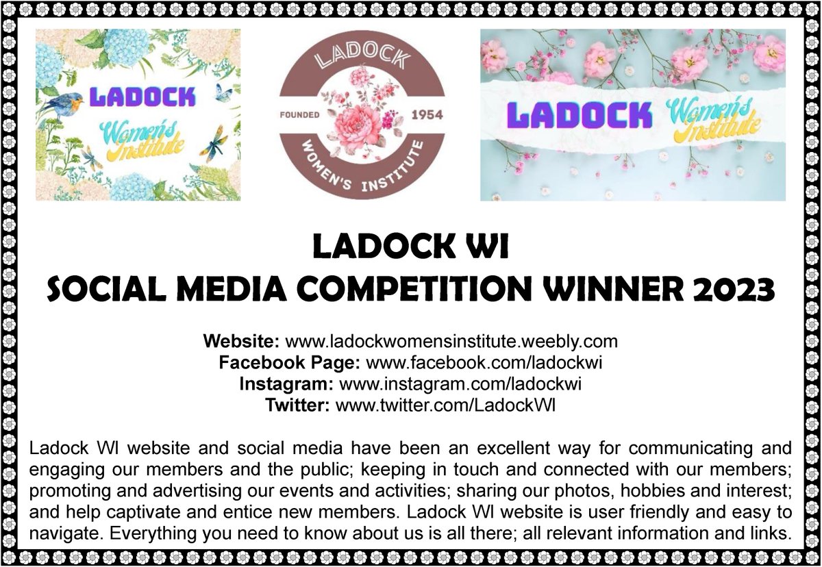 LadockWI's tweet photo. Ladock WI is the Social Media Competition Winner 2023. The award was presented by Edward Bolitho, the Lord Lieutenant, HM The King’s representative in Cornwall and the Lieutenancy at the Cornwall Federation of Women's Institutes Annual Council Meeting in the Hall for Cornwall. https://t.co/sEEQhYqGmv