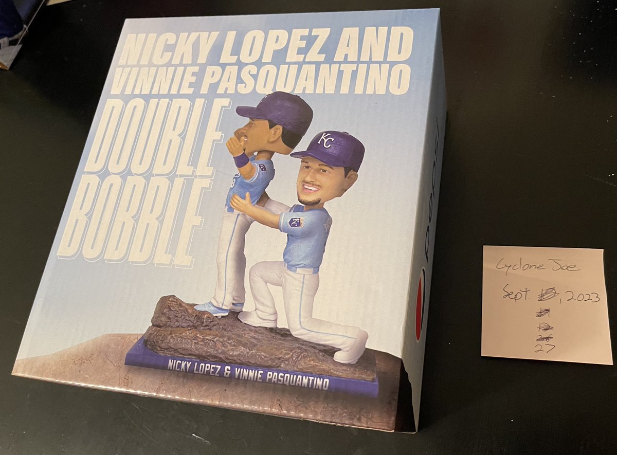 CycloneJoe1's tweet photo. #CycloneCharityAuction Lot 36–Nicky &amp; Vinnie Royals bobblehead #SimbaCam #Pasquatch https://t.co/HhKxR8xhLN