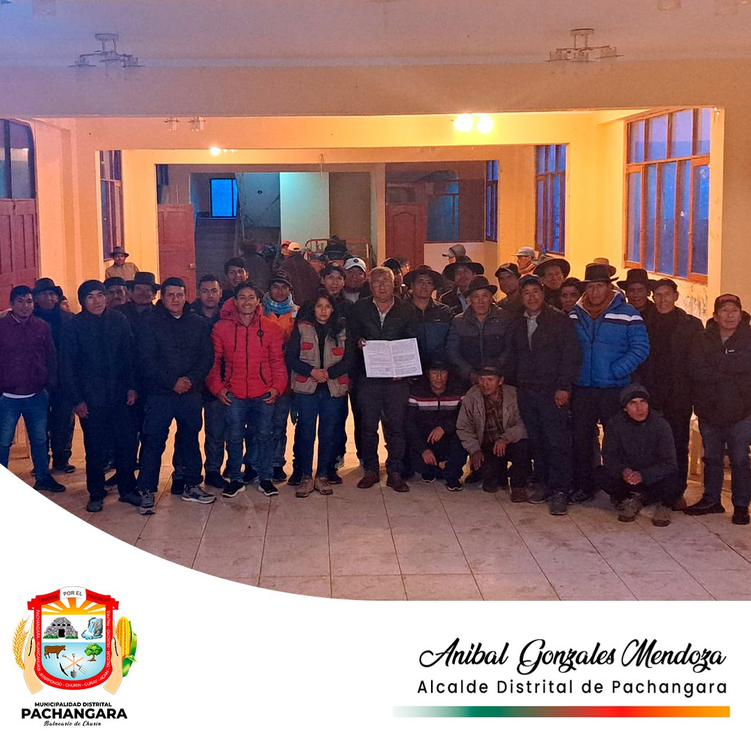 muni_churin's tweet photo. ¡Agua para toda nuestra población!
Pachangara, mi pueblo, nos cederá el abastecimiento de agua potable a través de sus manantiales para Ayarpongo, Churin, Huacho y Palpas; fueron las palabras del Alcalde Distrital de Pachangara Anibal Gonzales Mendoza, hoy https://t.co/InblV9N1EO