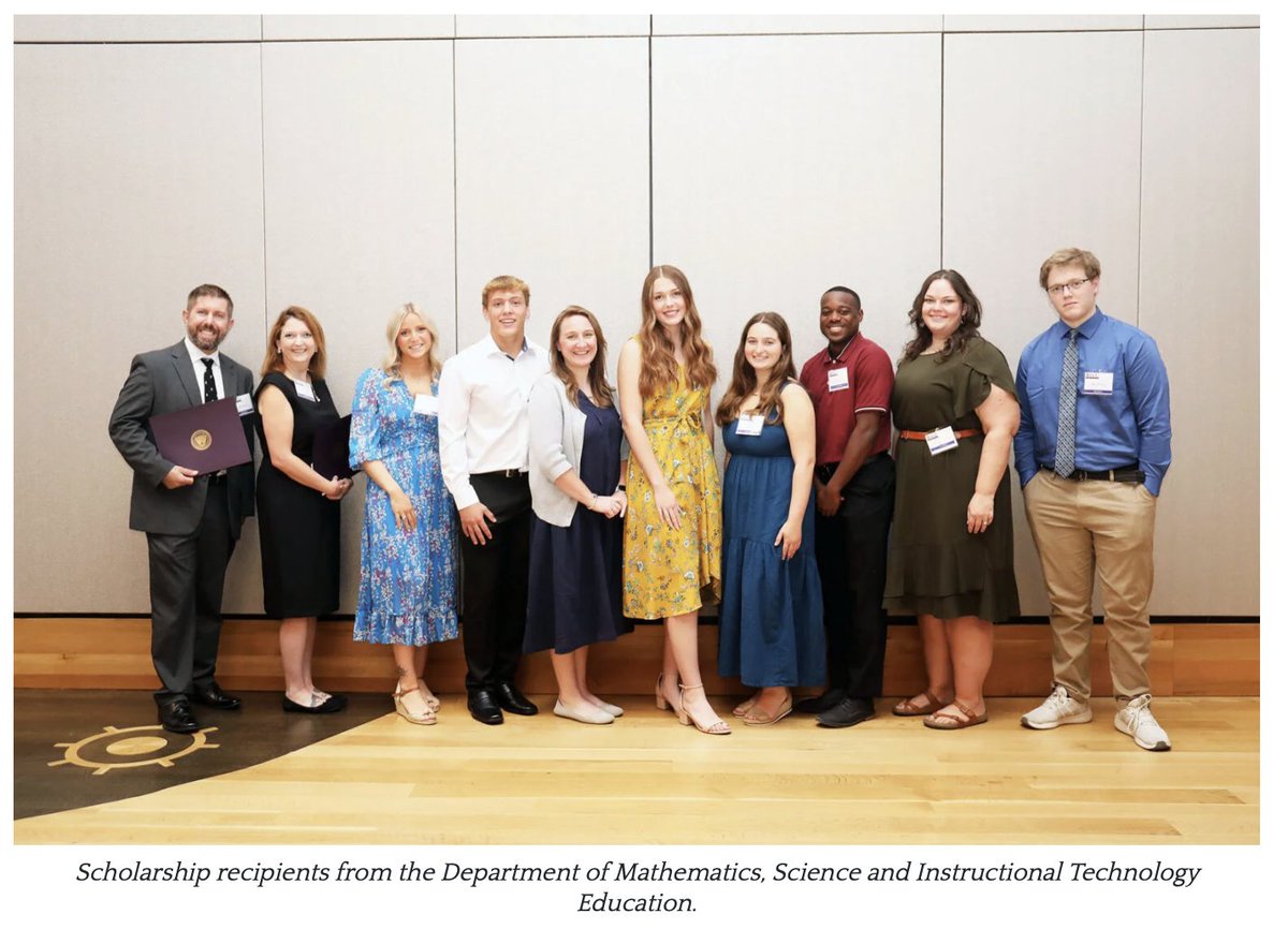 I am honored to be a part of the College of Education scholarship recipient recognition in the MAED Instructional Technology program! #AlmostThere #Spring2024Grad <a href="/ECU_COE/">ECU College of Education</a> 

College of Education celebrates 2023 scholarship donors, recipients education.ecu.edu/news/2023/09/2…