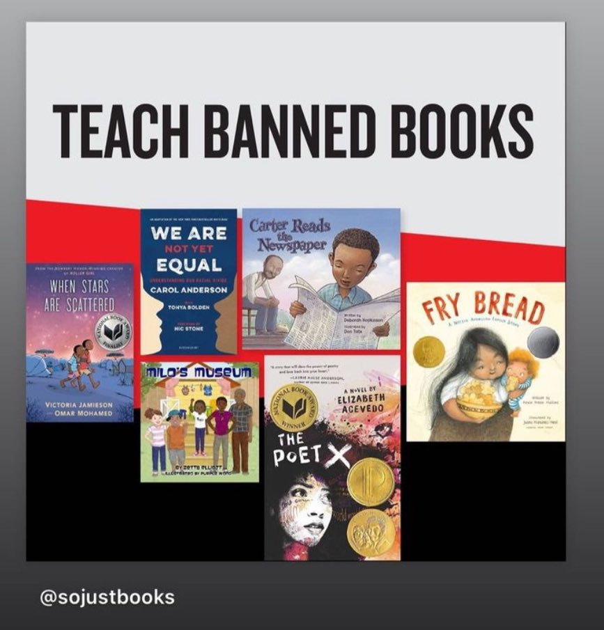 AEARetired's tweet image. There are many reasons to read banned books &amp;amp; have the #freedomtolearn about the amazing world around us. Please check out some of the titles listed below, &amp;amp; share this with other educators. @ArizonaEA @NEAToday @ZinnEdProject #teachtruth #bannedbooksweek