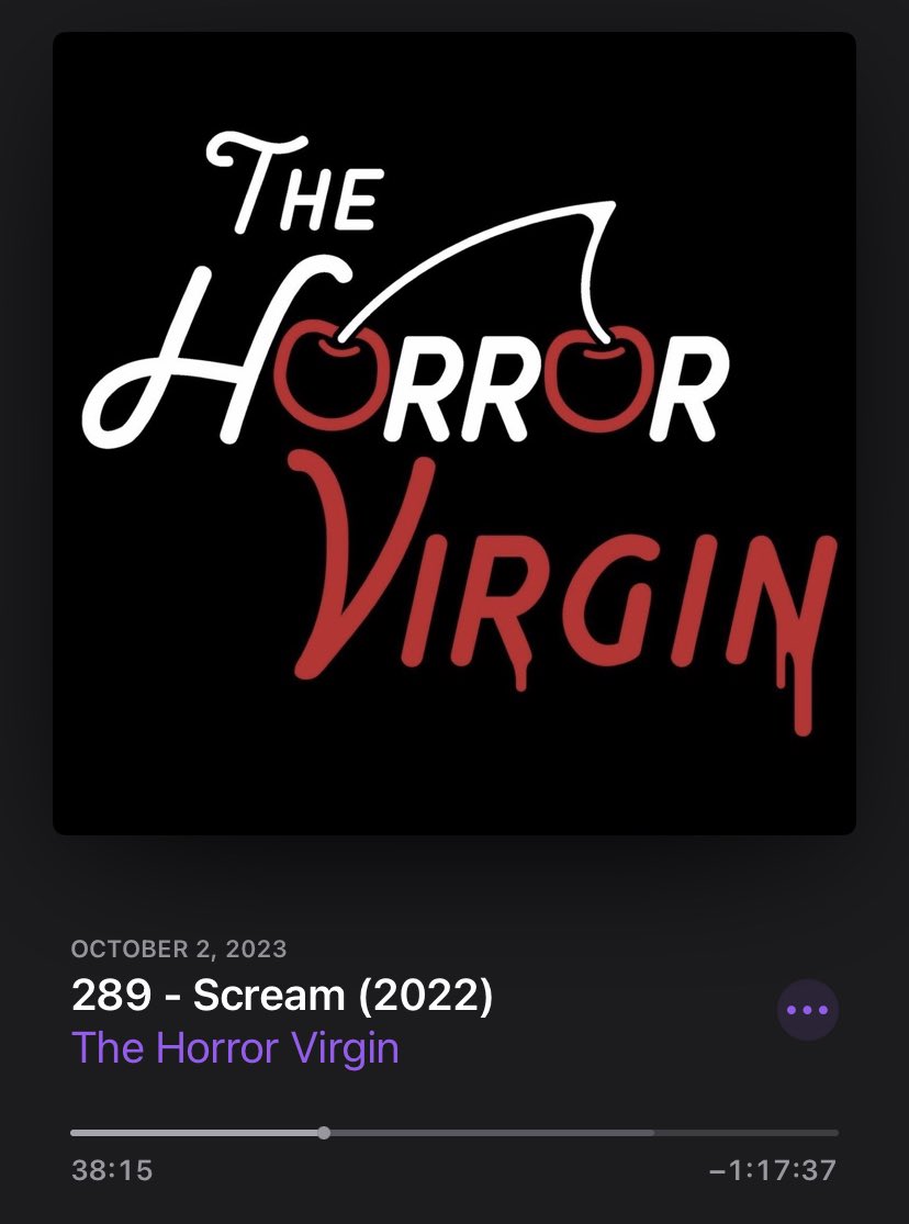 I cannot remember loving @HorrorVirgin podcast more 😂
#ControversialOpinions, hell yeah!