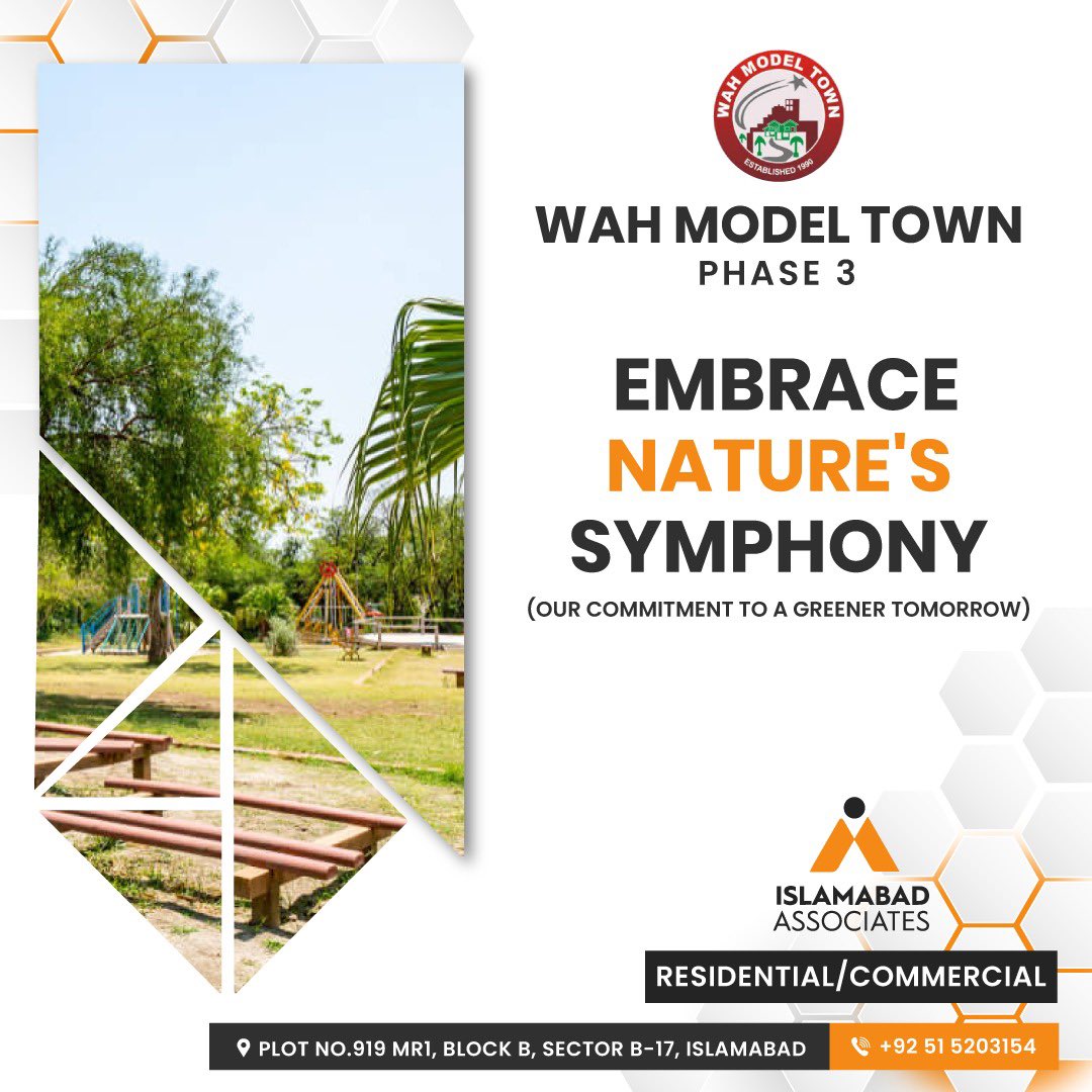 🌿 Eco-friendly Riverside Living 🏡 Model Town Phase 3 🌳 Discover your dream plot! 🛡️ 24/7 security, 🚗 easy access, 🏊‍♂️ community pool. 📞 Call: 0333106801 #EcoLiving #RiversideBliss #ModelTownPhase3 🌳🏡