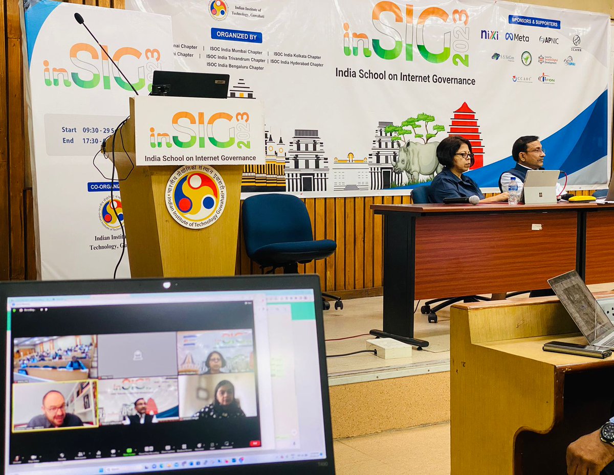 ATHAMID's tweet photo. Team of #inSIG 2023!!!
I am truly honored and grateful for being nominated as a fellow for The India School on Internet Governance (#inSIG) 2023. This opportunity means the world to me, and I want to express my heartfelt thanks to the entire organizing team. https://t.co/iX5E3FG1kU
