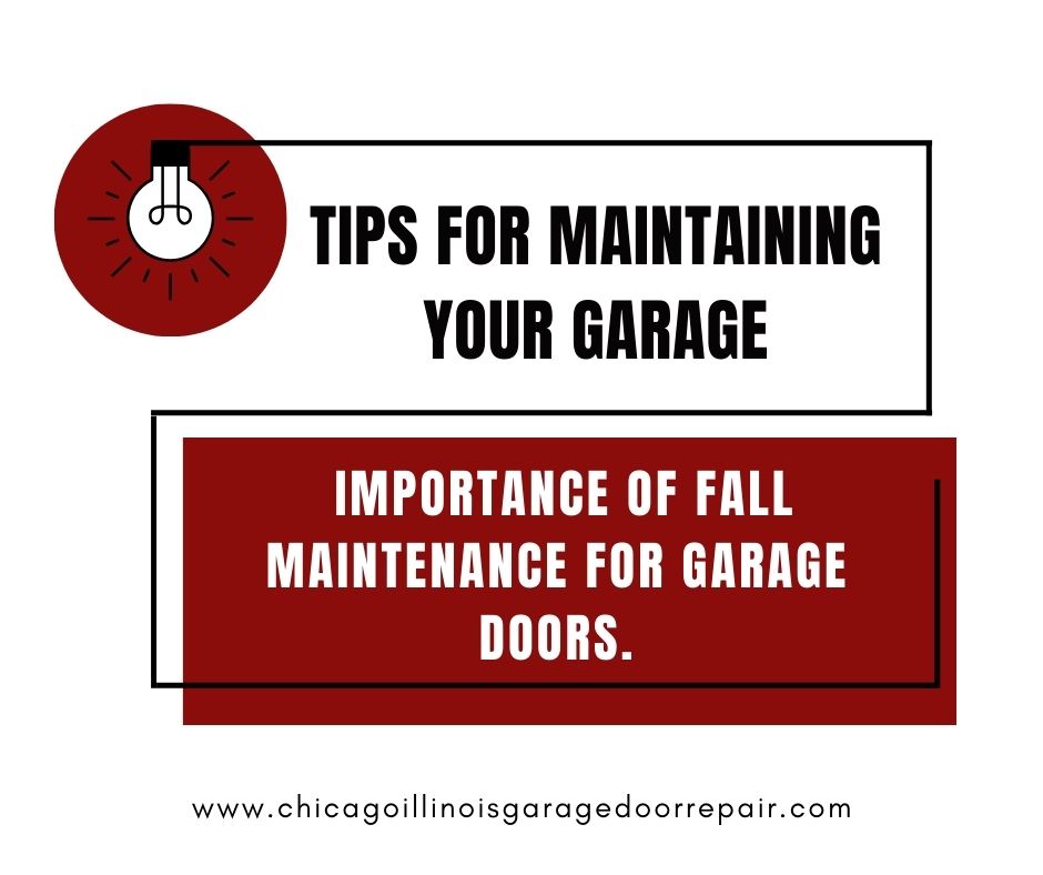 ChicagoILGarage's tweet photo. Don't Let Fall Catch You Off Guard! 🍂🚪 As the leaves change, so should your focus on garage door maintenance. Discover the crucial steps to ensure your garage door is ready to face the challenges of the upcoming season. Stay safe, secure, and ready for anything!#FallMaintenance https://t.co/FH2VrG48Nq