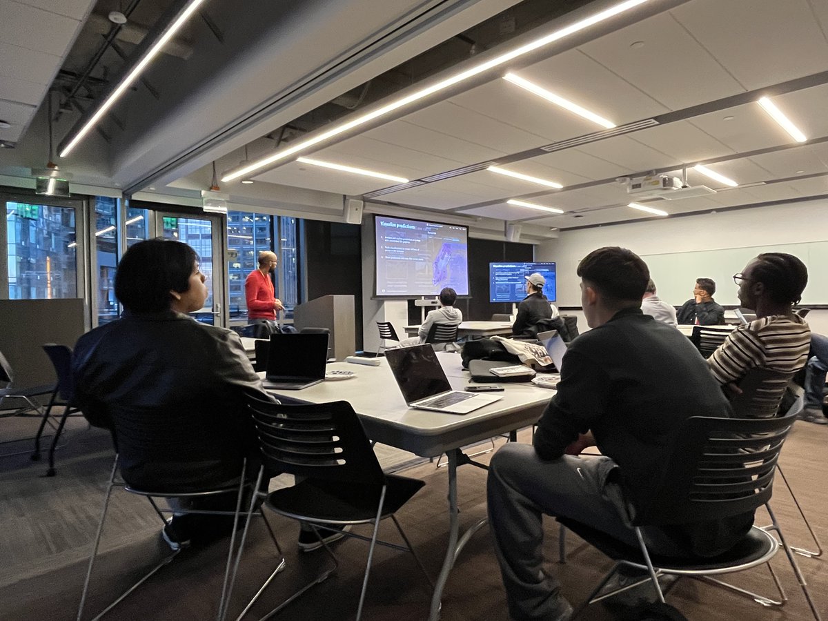SEASpaceApps's tweet image. We had an amazing time Friday night with @AWS Aerospace and Satellite for our first-ever in-person pre-event workshop. Participants got hands-on experience with technology they can use for working with space data at the #NASA #SpaceApps this weekend!