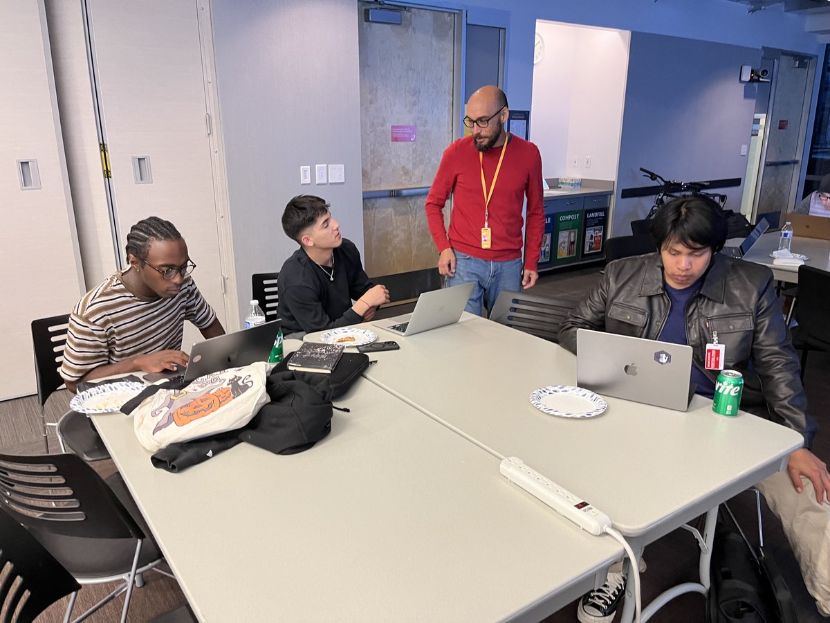 SEASpaceApps's tweet image. We had an amazing time Friday night with @AWS Aerospace and Satellite for our first-ever in-person pre-event workshop. Participants got hands-on experience with technology they can use for working with space data at the #NASA #SpaceApps this weekend!