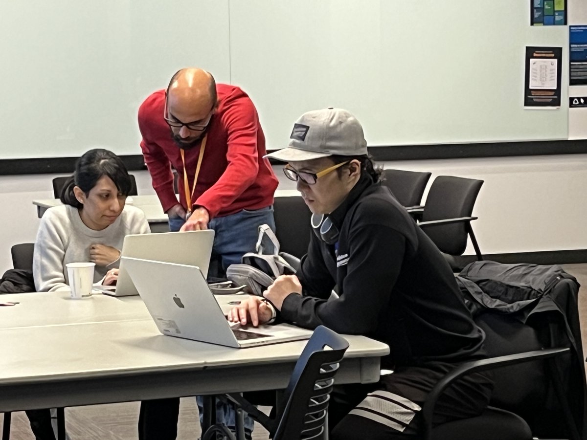 SEASpaceApps's tweet image. We had an amazing time Friday night with @AWS Aerospace and Satellite for our first-ever in-person pre-event workshop. Participants got hands-on experience with technology they can use for working with space data at the #NASA #SpaceApps this weekend!