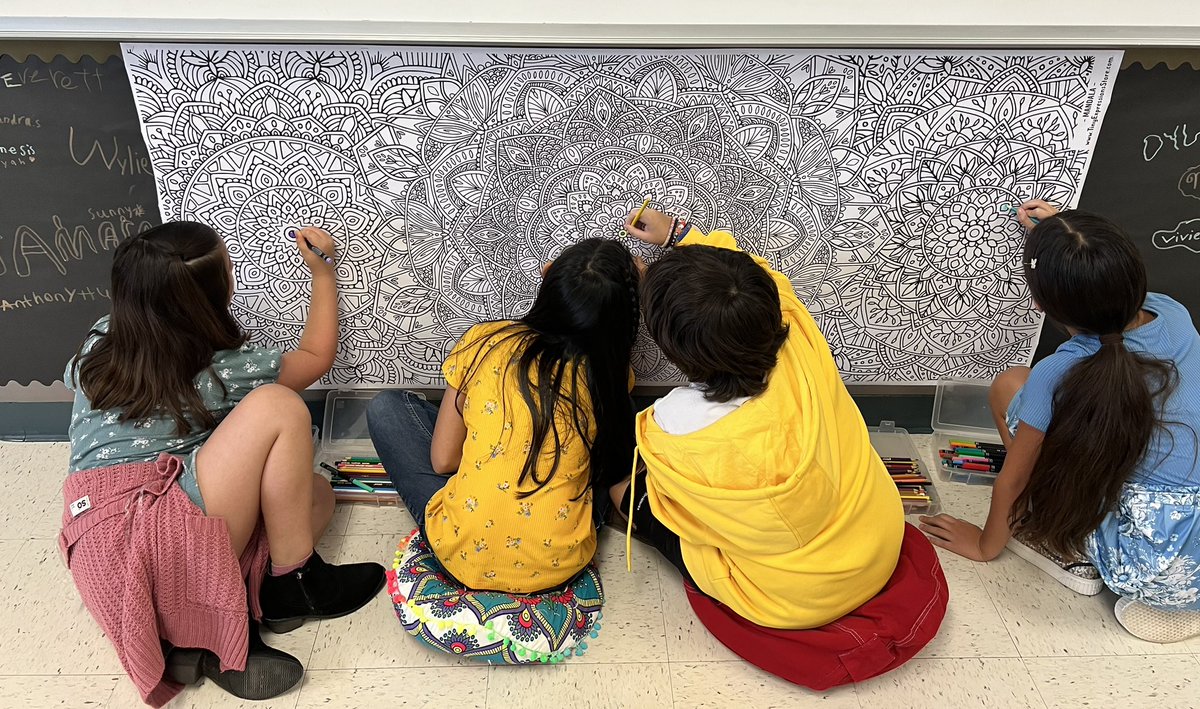 MrsFrizzle22's tweet photo. Our delicious moment was all around Number Systems! Taking our learning and using our notes to solve locks to our breakout box. What an experience and teamwork. A brain break on our color wall was much needed @NISDDriggers @NISDGTAA @NISD https://t.co/Mbw5iLbX6E