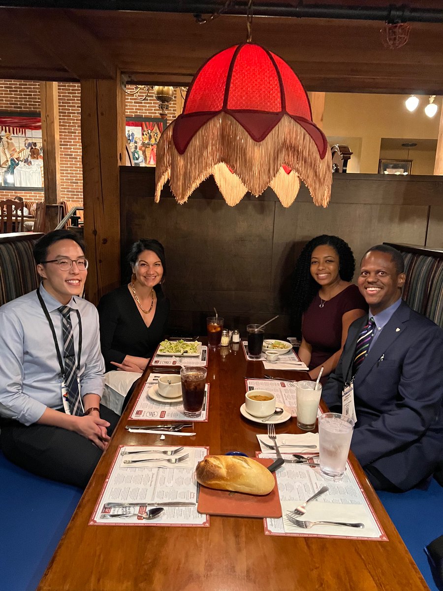 Grateful for our first @ASTRO_org meeting lab dinner!  We are well-represented with >10 abstracts by members at #ASTRO23 in San Diego! Proud to further our mission to tangibly foster equity in access to cancer-killing #RadOnc! 
#SBRT #FinancialToxicity #DEI #RepresentationMatters