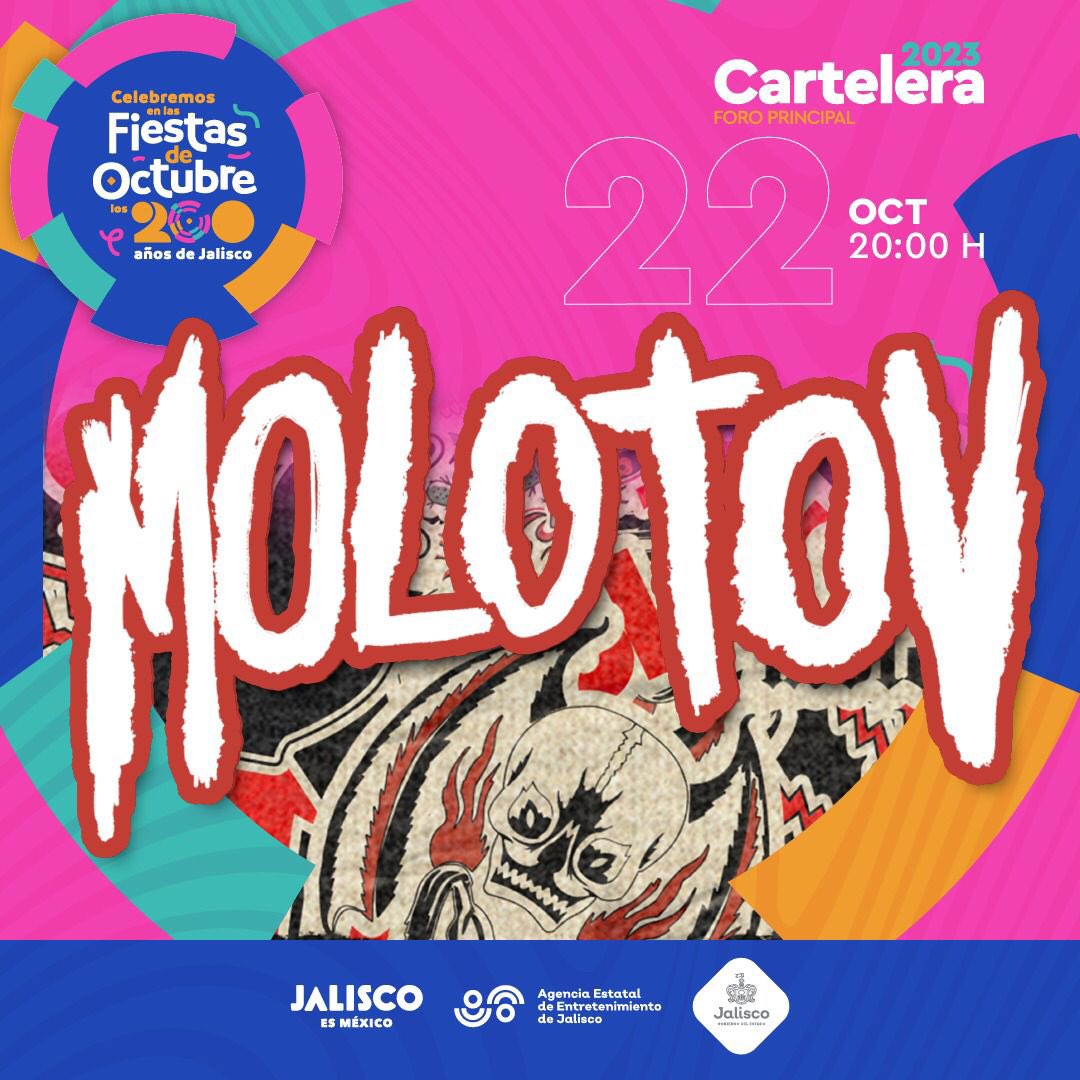 Jalisco! Nos vemos el próximo 22 de octubre en las Fiestas de Octubre! 
#solodegira