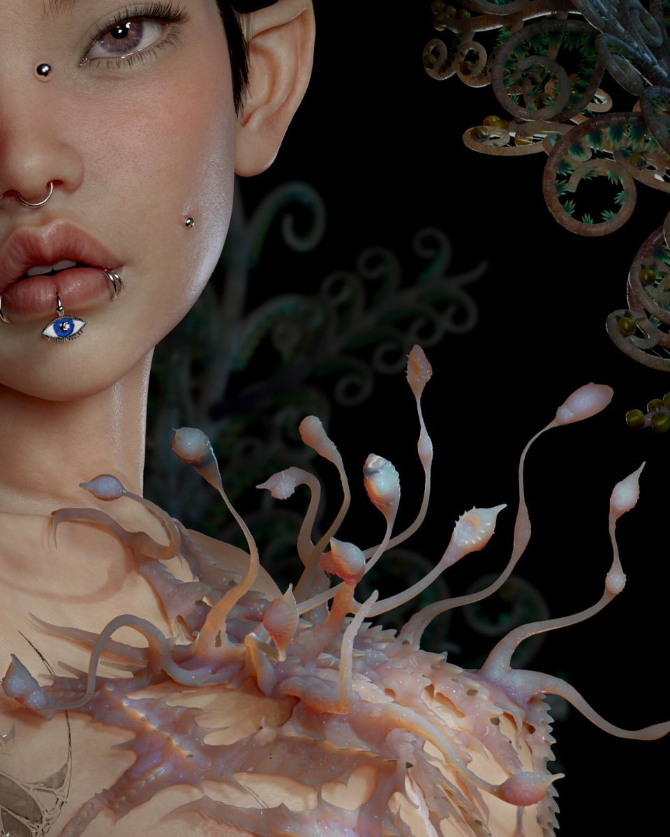 Gm 🪸👽

4hour CPU render is a bit of a drag, 
but the textures come out really awesome

#render #NFTArts