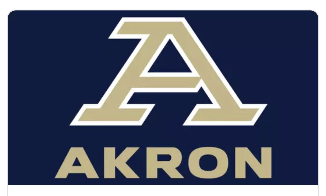 After a great talk with <a href="/CoachTibs/">Tim Tibesar</a> I’m Extremely Blessed &amp; Grateful to receive an offer from The University of Akron <a href="/ZipsFB/">Akron Football</a> #ZIPS 🦘
<a href="/BallCoachJoeMo/">Coach Joe Moorhead</a> <a href="/Coach_TBell/">Tre' Bell</a> <a href="/Nrenna/">Neal Renna</a> <a href="/NyeemWartman/">Coach Wart</a> <a href="/coachrbrtdeck/">coachrbrtdeck</a> @MohrRecruiting <a href="/EdOBrienCFB/">EdOBrienCFB</a> <a href="/gabrieldbrooks/">Gabe Brooks</a> <a href="/BrandonHuffman/">Brandon Huffman</a> <a href="/BHoward_11/">Brandon Howard</a>