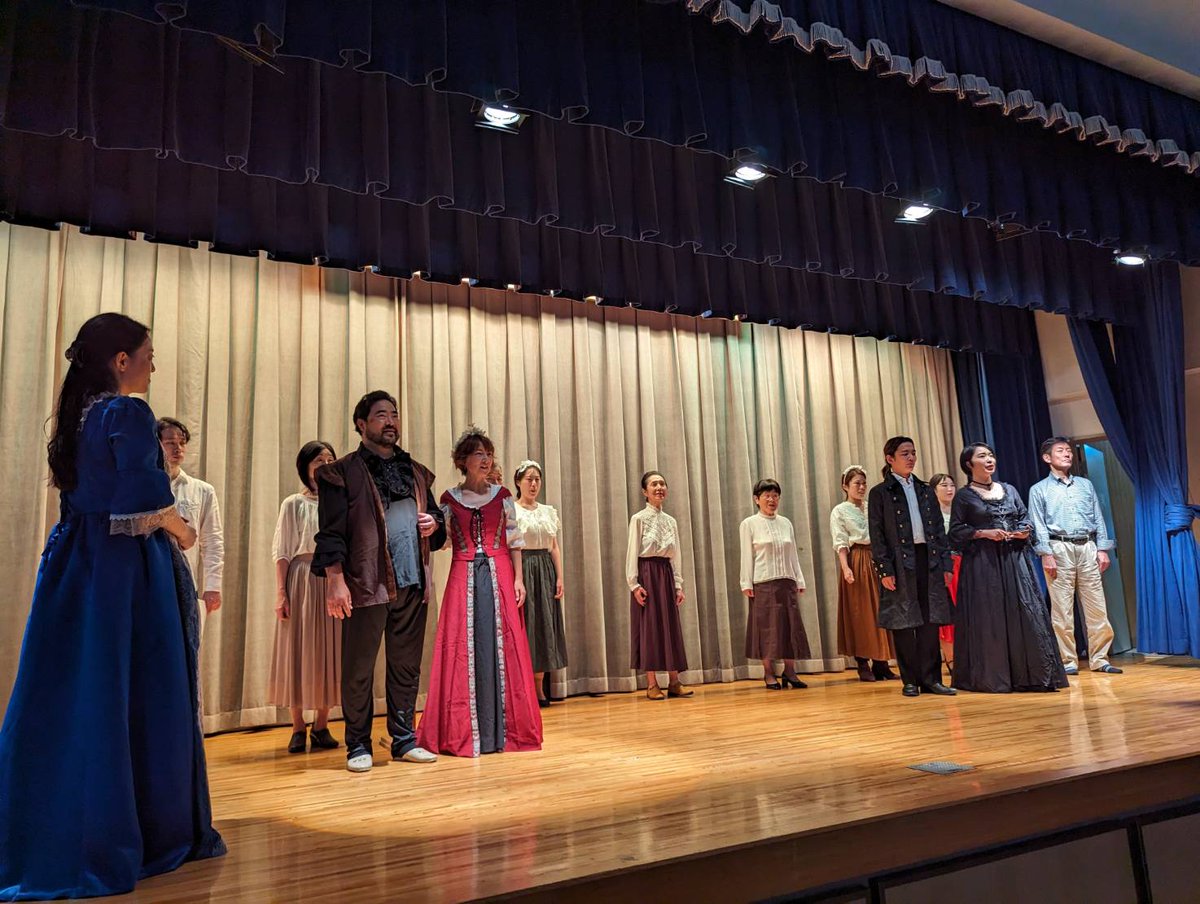 通し稽古終わりました！明日は会場にてリハーサルです。