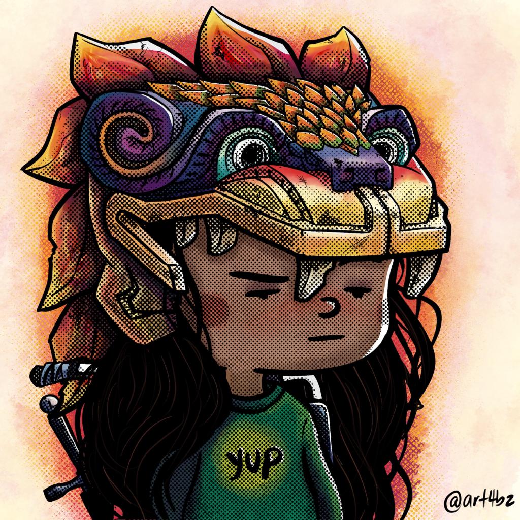 art4bz's tweet photo. @humankindArt My fav Quetzalcoatl ArtabzKind can often be found soaring high amongst the clouds, keeping a watchful eye over her fellow HumanKinds as they adventure through Cloud Island because she knows that we work better, when we work together ๐โจโ๏ธ ๐ค๐ค#HumankindFashionWeek https://t.co/RJ01CD4bWc