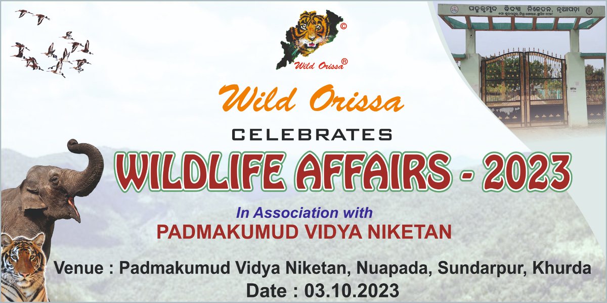 #WildlifeWeek2023 #IndiAves @ForestDeptt @odishawildlife @PCCFWL_Odisha @bhubaneswarbuzz @XpressOdisha @Naveen_Odisha @IndiaToday