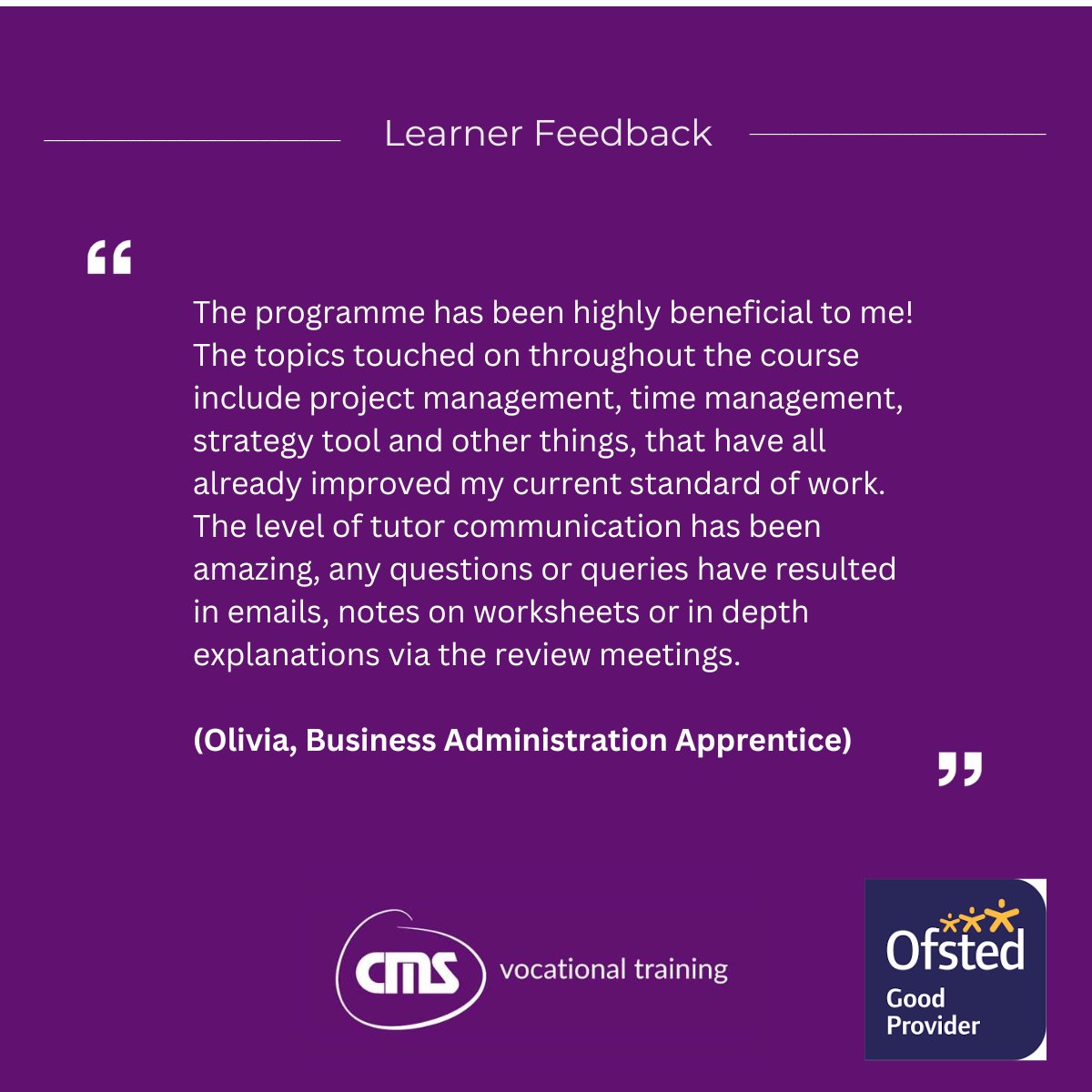 cmsvoc's tweet image. Take your career in Business Administration to the next level with bespoke apprenticeships from CMS Vocational Training, tailored to your specific career goals. Contact us today to learn more. #BusinessAdministration #CareerProgression #CMSVocationalTraining #Apprenticeships