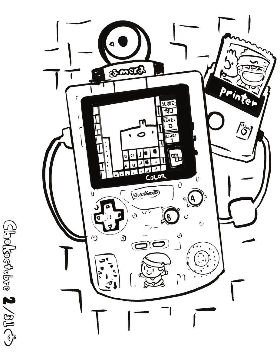 JoshuaHdz_comic's tweet photo. Iré subiendo mi #tintubre también aquí aunque ya vaya en segundo día (dejo el primero abajo).
Consiste en ilustraciones con referencias a los 90s, en este caso del #gameboy
#chokotintubre #chokoctubre #inktobermx #inktober #tintubremx #tintubre2023 #chokocomics #inktober2023 #90s https://t.co/bGh6yuOfYE