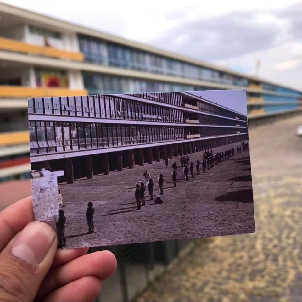 haydeelugo's tweet photo. “Siempre es importante saber en donde estás parado” #UNAM #CU #2deOctubre NO OLVIDAMOS… vía: Diego Rosales https://t.co/cB8EOdLLdw