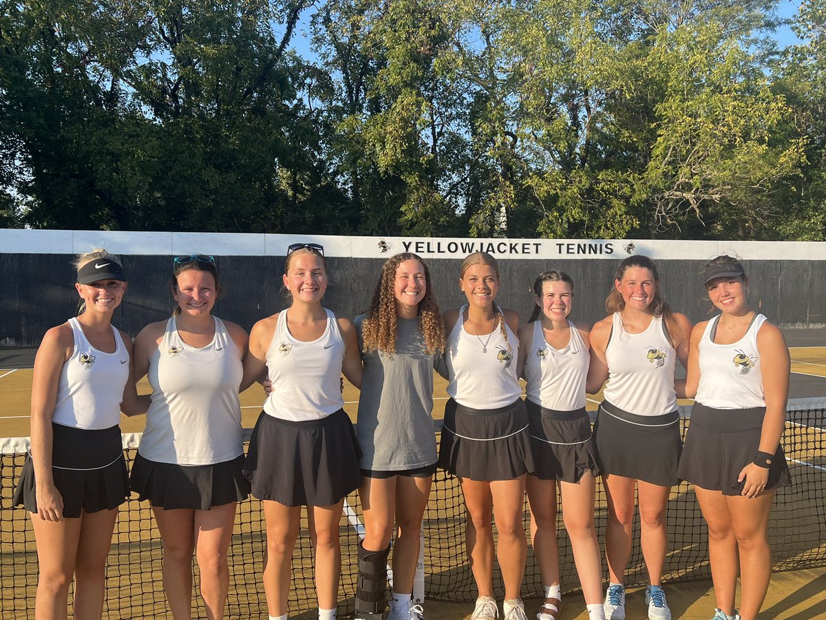 Congratulations to the YellowJacket tennis team on their 5-0 win over Neosho in the first round of the District tournament. With the win, the YellowJackets improve to 15-5 and now advance to the district semis. Go Jackets! <a href="/wchristianleb/">Will Christian</a>