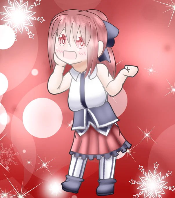 おはよーん!リクエストに三頭身が見たいと来てたので描いてみたのじゃ!明日は何描こう 