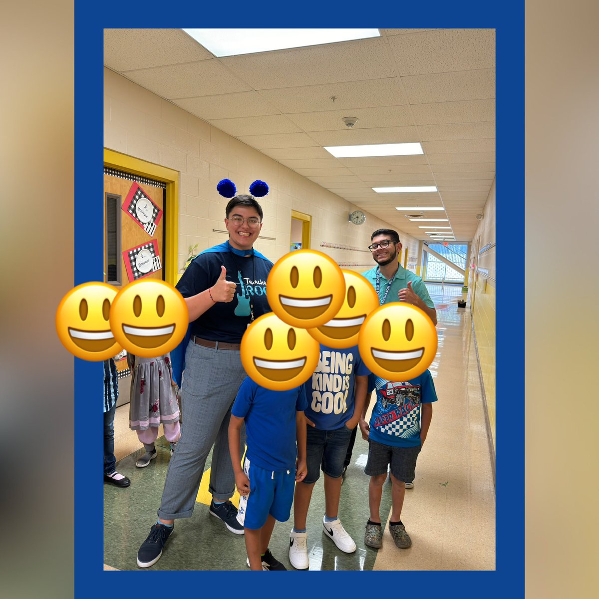 meadcounselors's tweet photo. Mead was 💙blue💙 today for World Bully Prevention Day! Thank you teachers, staff, and students that participated. https://t.co/Z0bSsfFTxc
