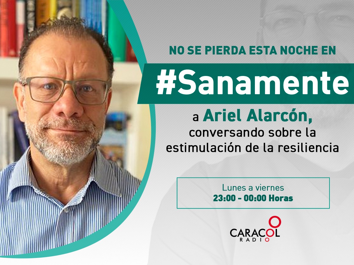 psicoariel's tweet photo. Querid@s amig@s.
L@s invito esta noche a escucharme por @CaracolRadio 100.9 FM, estaré con el Dr. Santiago Rojas en el programa sanamente a las 11 pm, hablaremos sobre la estimulación de la resiliencia.
L@s espero. #sanamente #Reallax https://t.co/OVIOHSRn5v