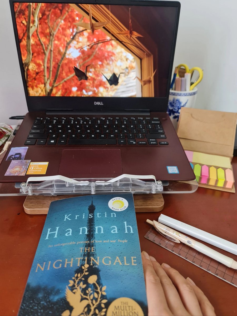 janesorrells's tweet photo. nightingale Christine Hanna 📖
   Chapters 1 and 2
I was so touched while reading this.
Paragraph.....📝
If I've learned anything in this long life, it's this. You can find out who you want to be in love. Today's youth want everyone to know who we are in war. https://t.co/E3KrE1Fzey