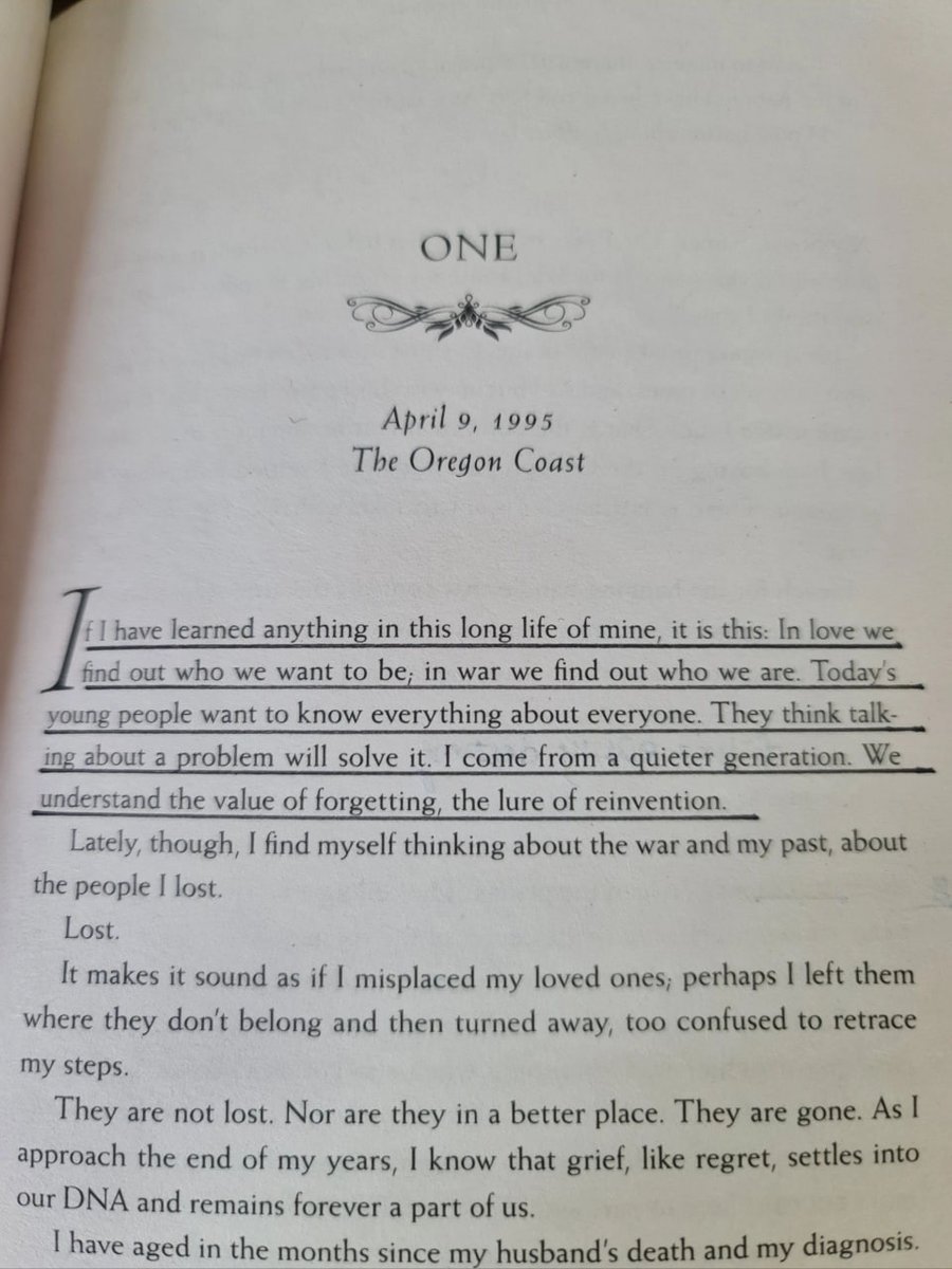 janesorrells's tweet photo. nightingale Christine Hanna 📖
   Chapters 1 and 2
I was so touched while reading this.
Paragraph.....📝
If I've learned anything in this long life, it's this. You can find out who you want to be in love. Today's youth want everyone to know who we are in war. https://t.co/E3KrE1Fzey