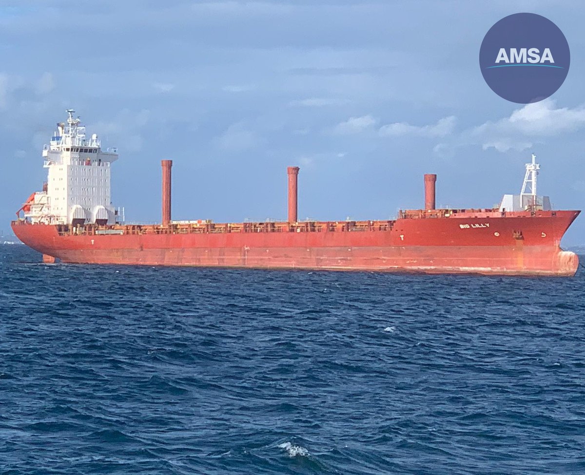AMSA banned the Marshall Island-flagged container ship Big Lilly from Australian waters for 90 days for serious safety and maintenance issues. Inspectors identified a long list of defects. Media release here: ow.ly/WFb250PSb4h