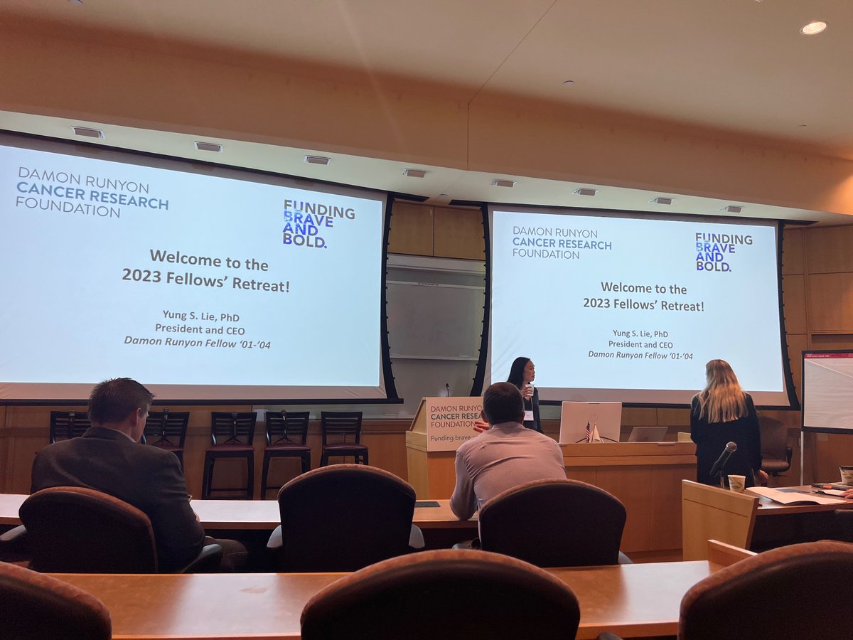 tinyichu's tweet photo. Thrilled to attend my first and final in-person Damon Runyon Retreat during my postdoc training. It was a joy to connect with fellow researchers and staff. A heartfelt thank you to the @DamonRunyon  Foundation for their unwavering support throughout my journey #damonrunyonretreat https://t.co/O8ByGe0a3v