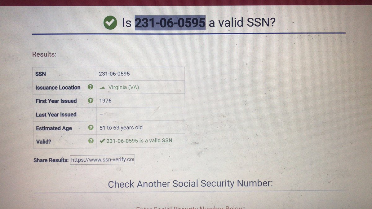 BishopPOEvang's tweet photo. 😲😲😲😲😲😲😲😲😲😲😲😲😲😲😲

Someone  have to run through the SSN on the documents submitted by CSU to Atiku's lawyer.

Now, the results shows that the SSN was firstly issued in 1976 & it belong to a woman who graduated from CSU which our own Amoda Ogunlere now adopted the female version BAT in 1990.
@DavidHundeyin