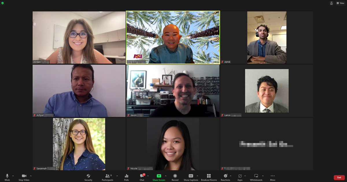 NRT ASU Smart Cities & Smart Living (@nrtasu) on Twitter photo Today we welcomed back Dr. <a href="/JordanTschida/">Jordan Tschida</a>, an #alumnus of our #NSFNRT project, for an #EarlyCareer Talk. After graduating from #ASU w/ her #PhD in #ComputerScience Jordan went to #OakRidgeNationalLaboratory where she works as a #PostdoctoralScientist. Thank you, Jordan! #NRTGrad Today we welcomed back Dr. <a href="/JordanTschida/">Jordan Tschida</a>, an #alumnus of our #NSFNRT project, for an #EarlyCareer Talk. After graduating from #ASU w/ her #PhD in #ComputerScience Jordan went to #OakRidgeNationalLaboratory where she works as a #PostdoctoralScientist. Thank you, Jordan! #NRTGrad