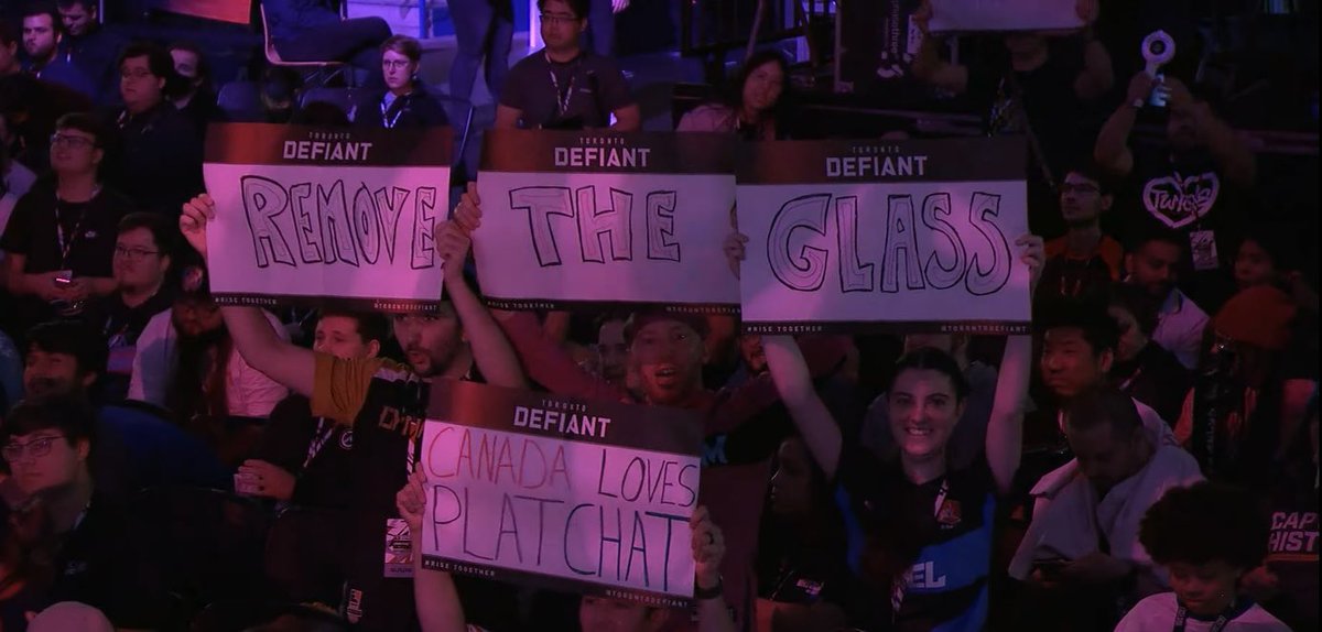bossy_pepper's tweet photo. Team Spilo out here doing the Lord’s work #OverwatchLeague #OWLGrandFinals #removetheglass https://t.co/dZJSN8WdYM