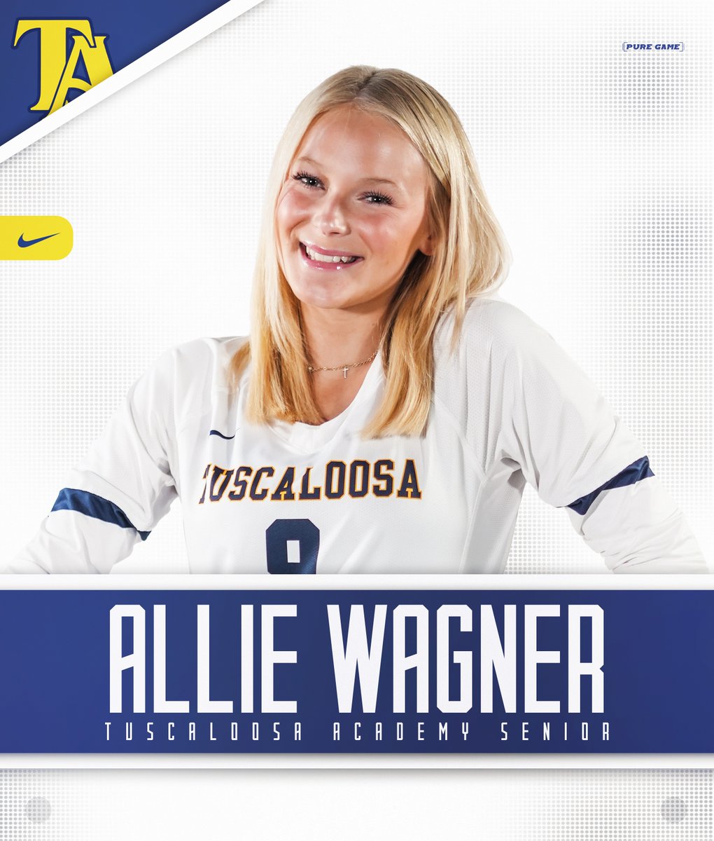 TA_Athletics's tweet photo. 𝙎𝙀𝙉𝙄𝙊𝙍 𝙆𝙉𝙄𝙂𝙃𝙏 𝙎𝙋𝙊𝙏𝙇𝙄𝙂𝙃𝙏🏐
Allie is a defensive specialist &amp; is #9 on the court. She's been at TA for 7 years &amp; played volleyball for 3. She plans to attend The University of Alabama &amp; study education. We love you #9. 🤍 #rtgk #tavb @taknightsfan https://t.co/zalxgM6FaO