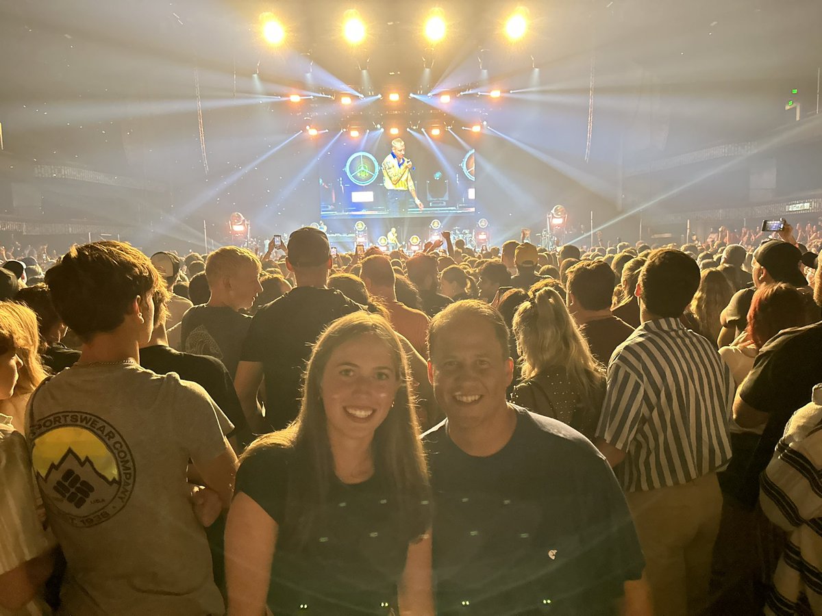 mumba's tweet photo. @macklemore @RyanTedder @OneRepublic Went to Macklemore with my 16 yo daughter last night.  Show was amazing! Had me thinking that our two favorites should team up for a song.  What do you think Ryan and Macklemore? We were .05% top listeners of One Republic last year on Spotify. https://t.co/0CtXvsqJeb