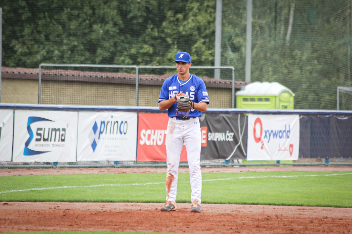 Some 📸 from Akili's big week in the Czech Republic with <a href="/GreekBaseball/">Greece Baseball🇬🇷</a> at 2023 European Baseball Championships!

Carris finished the tournament with .389 average and .966 OPS.

#GoLobos