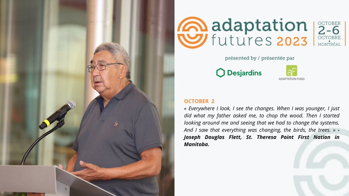 AdaptFutures's tweet photo. 100+ representatives from indigenous and northern communities gather in @Montreal to share their knowledge on adaptation! Organized by @Ouranos, #CIRNAC &amp; @yourcier, this event aims to exchange ideas before tomorrow's launch of the 7th edition of #AdaptFutures23 https://t.co/4Ali7irOYx