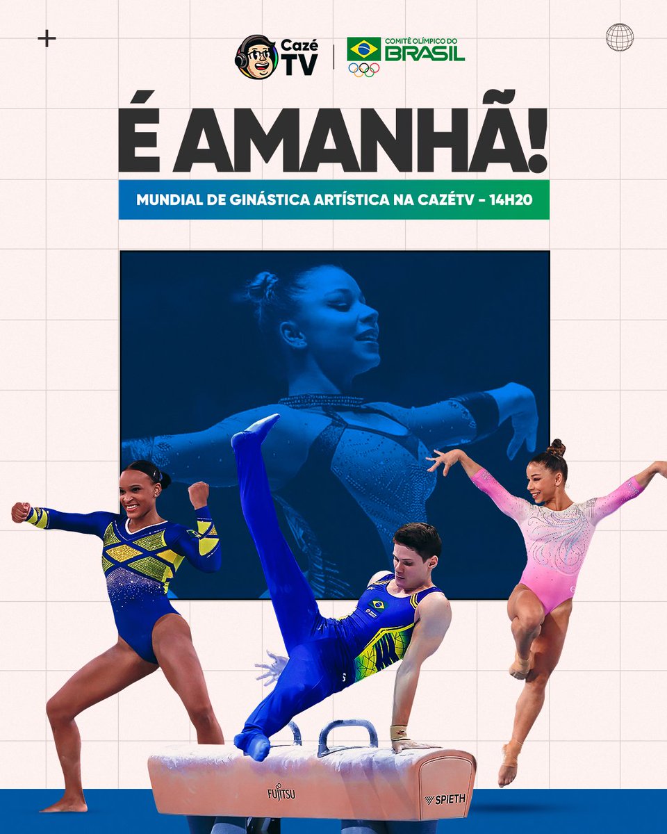 Canal Olímpico do Brasil - Mundial de Ginástica Artística 2023 - Dia 1