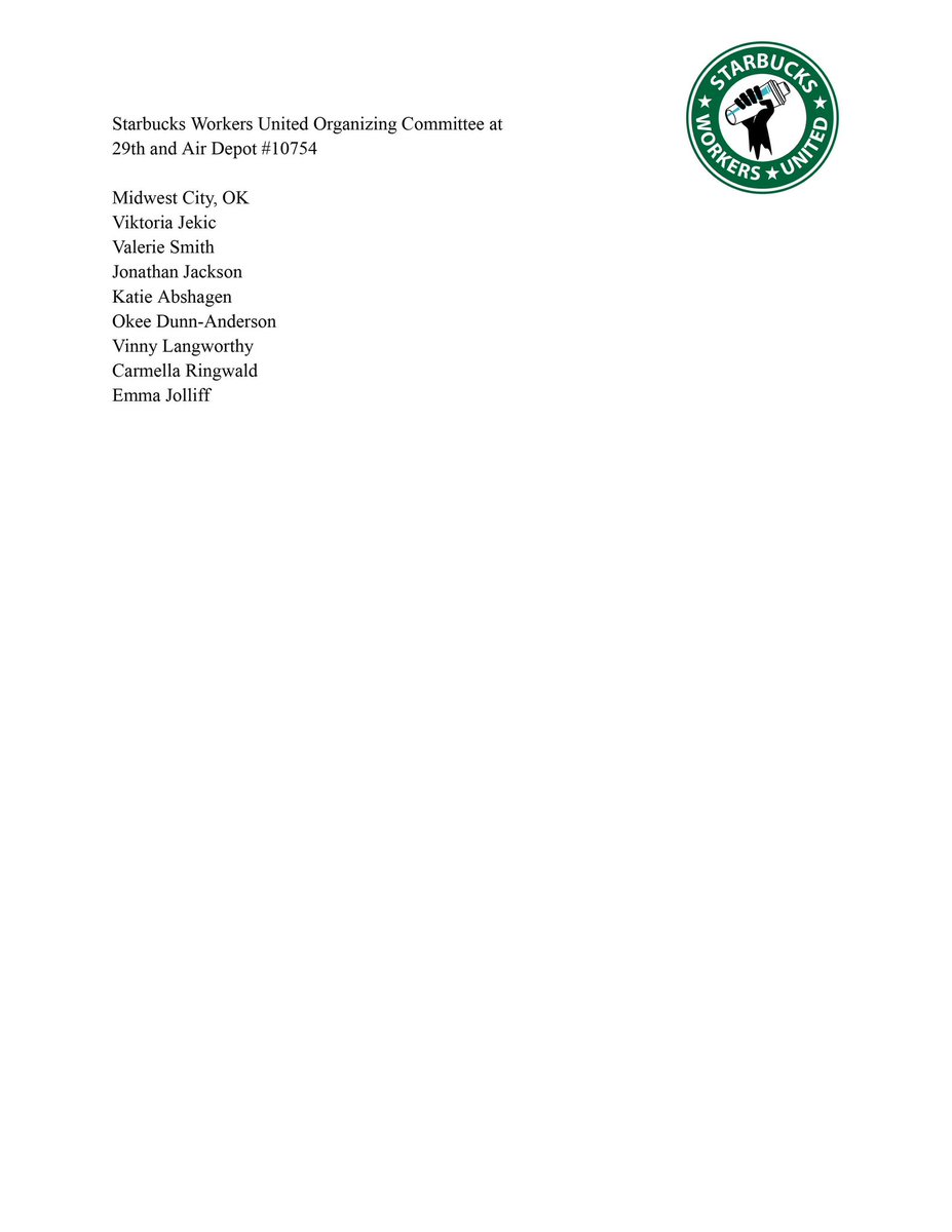 Midwest City, Oklahoma is joining the fight! 29th &amp; Air Depot becomes the fourth store in the state to file for a union election!! 🔥🤠🔥