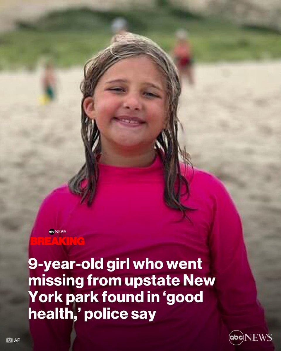 Charlotte Sena, the 9-year-old girl who went missing last weekend while on a bike ride at an upstate New York park, has been found, police confirm. A suspect is in custody. trib.al/r3x80qG