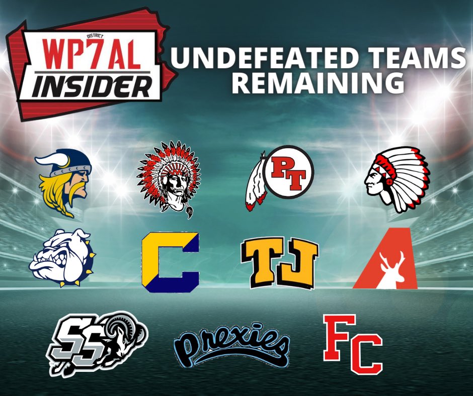 WPIAL_Insider's tweet image. 127 teams play football in Western PA…. Only 11 can currently say they’re 
💫PERFECT💫

Who will remain unbeaten in the 2nd half of the season 👀😤💪
