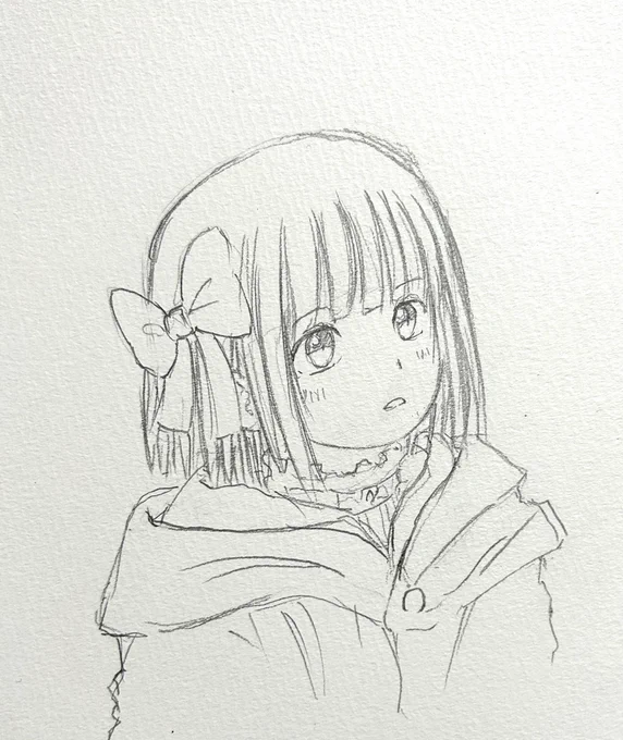 見た瞬間に描けと言われた気がした _φ(・_・   #葬送のフリーレン #フェルン