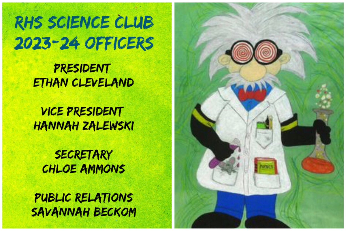 Congratulations to the 2023-24 Club Officers! #scienceclub