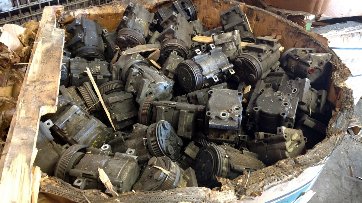 VDBSWA's tweet photo. We are always searching for reliable suppliers of automobile ac compressor scrap
Any stock available please offer us

Franck
Whatsapp +85260669186
Wechat +8613923192733
Line +66972500948
Email info@powersteprecycling.com
Email powerstepmetals@gmail.com https://t.co/f0EF8UoDqq