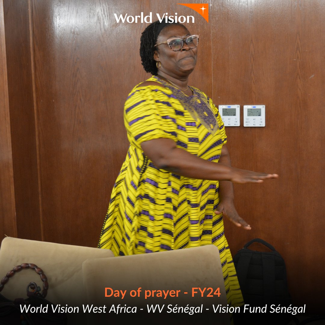 WorldVisionWARO's tweet photo. Célébration et prière pour cette Journée annuelle de prière (Day of Prayer). Merveilleuse année fiscale 2024 à tout le Staff !
- 𝙁𝙤𝙧𝙘𝙚 𝙚𝙩 𝙘𝙤𝙪𝙧𝙖𝙜𝙚 𝙚𝙣 𝘾𝙝𝙧𝙞𝙨𝙩 (1 𝙋𝙞𝙚𝙧𝙧𝙚 5:10)
#DoP24  I  #JournéeDePrière2023 I  #UnionDePrière #priere @WorldVision https://t.co/onXQYfJdqL