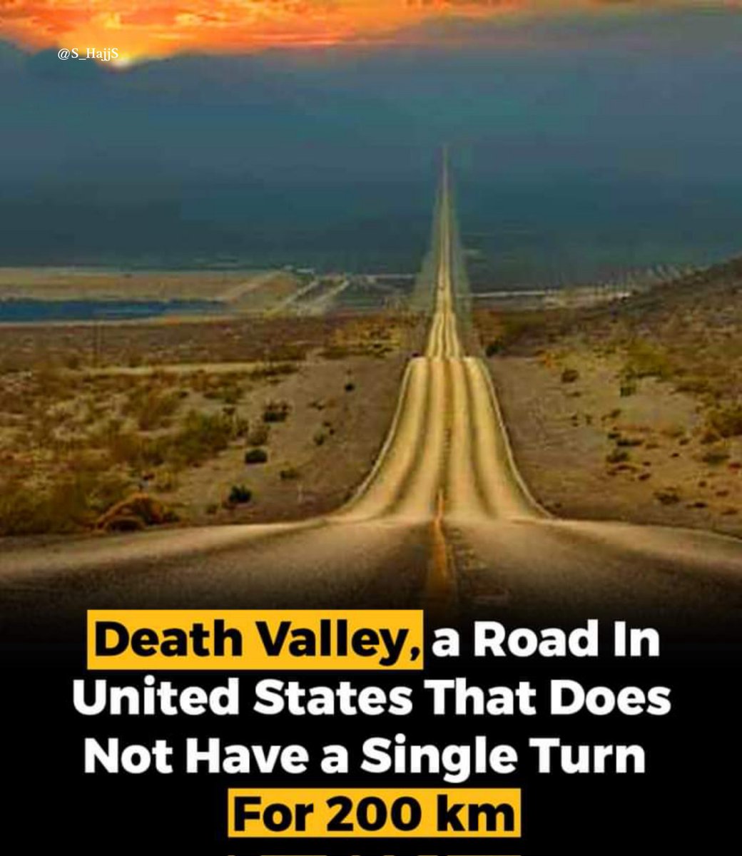 Did you know that in the United States, there's a road that stretches for a jaw-dropping 200 kilometers without a single turn? That's right, Death Valley boasts one of the most straight and mesmerizing highways you'll ever encounter.
#DeathValleyRoad #EndlessAdventure #ExploreUSA