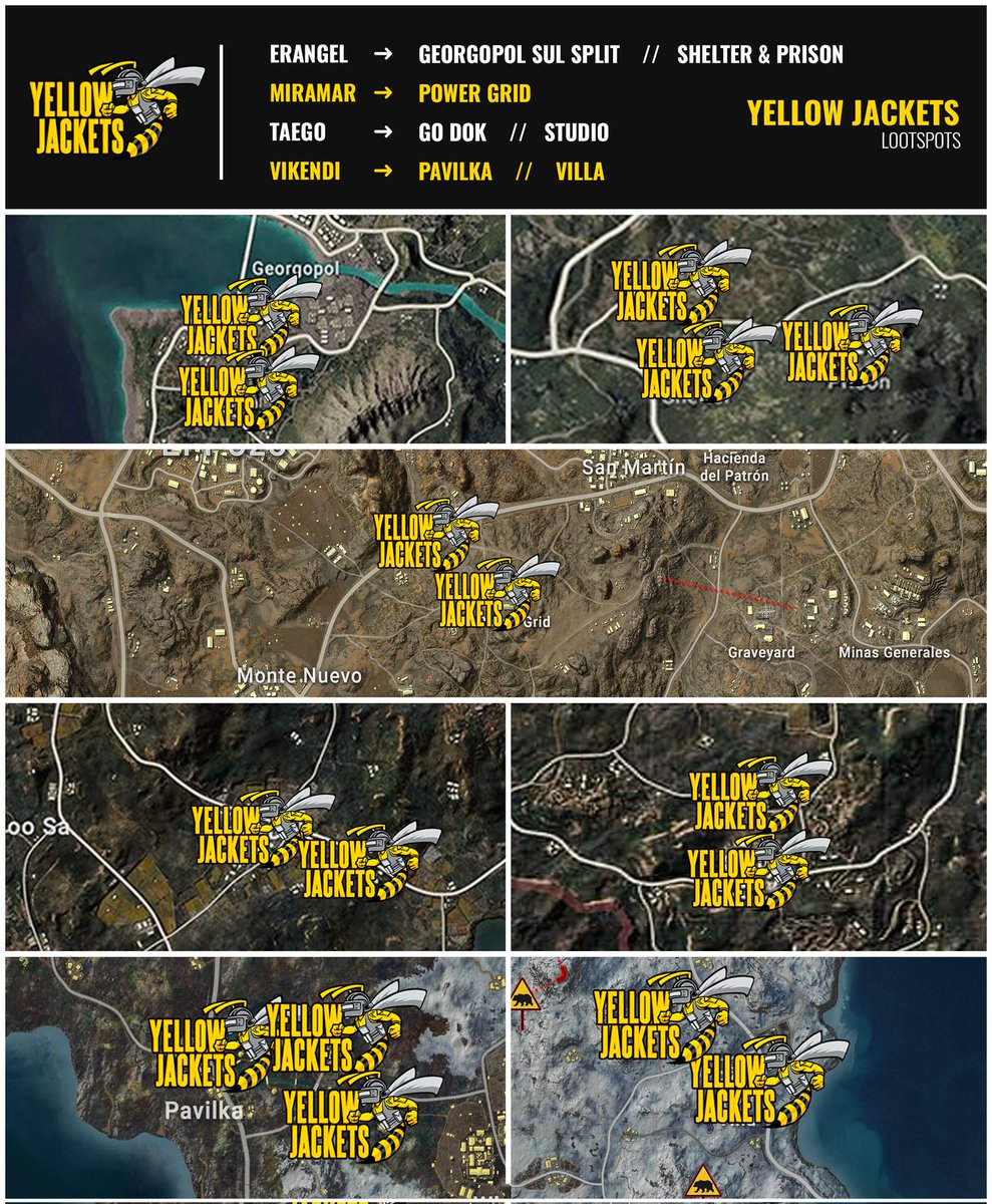 Yellow Jackets PUBG tweet media