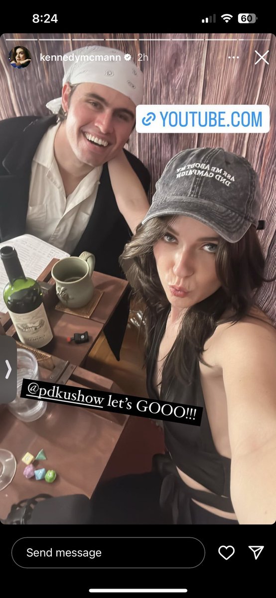 GirlsLoveShips8's tweet photo. Okay. I have some time to do a thread about the shenanigans that the #Drewds were up to last night during the YouTube live @kennedymcmann was in! This is gonna be a long thread. Enjoy! First off, a story Kennedy posted and some art by @_ShioAoi! And that accent is amazing! https://t.co/IIB1OBckF1